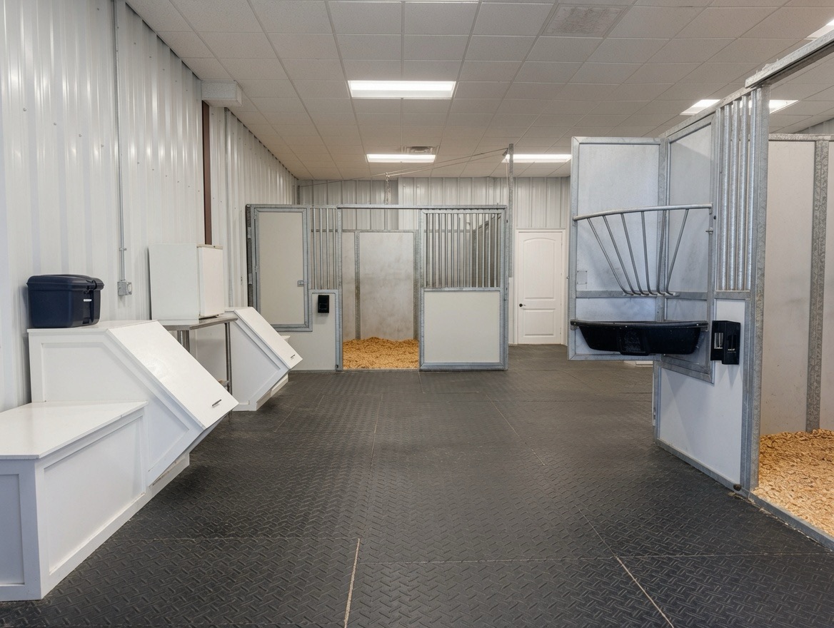 Isolation stalls at Reagan Equine